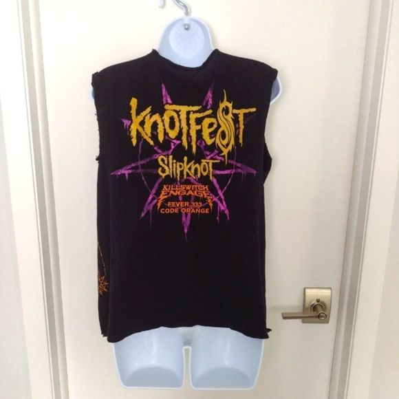 Knot fest slip knot Band Shirt vest size Small - Picture 2 of 4